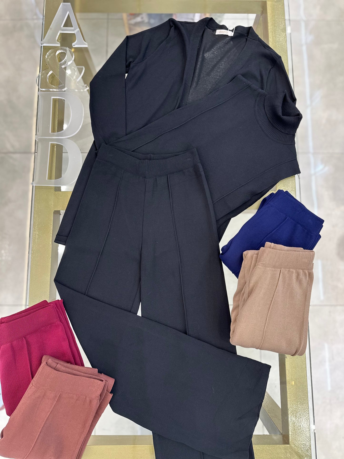 Conjunto Tricot Gola Alta - REF:YUX1051