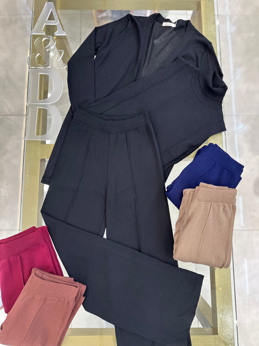 Conjunto Tricot Gola Alta - REF:YUX1051