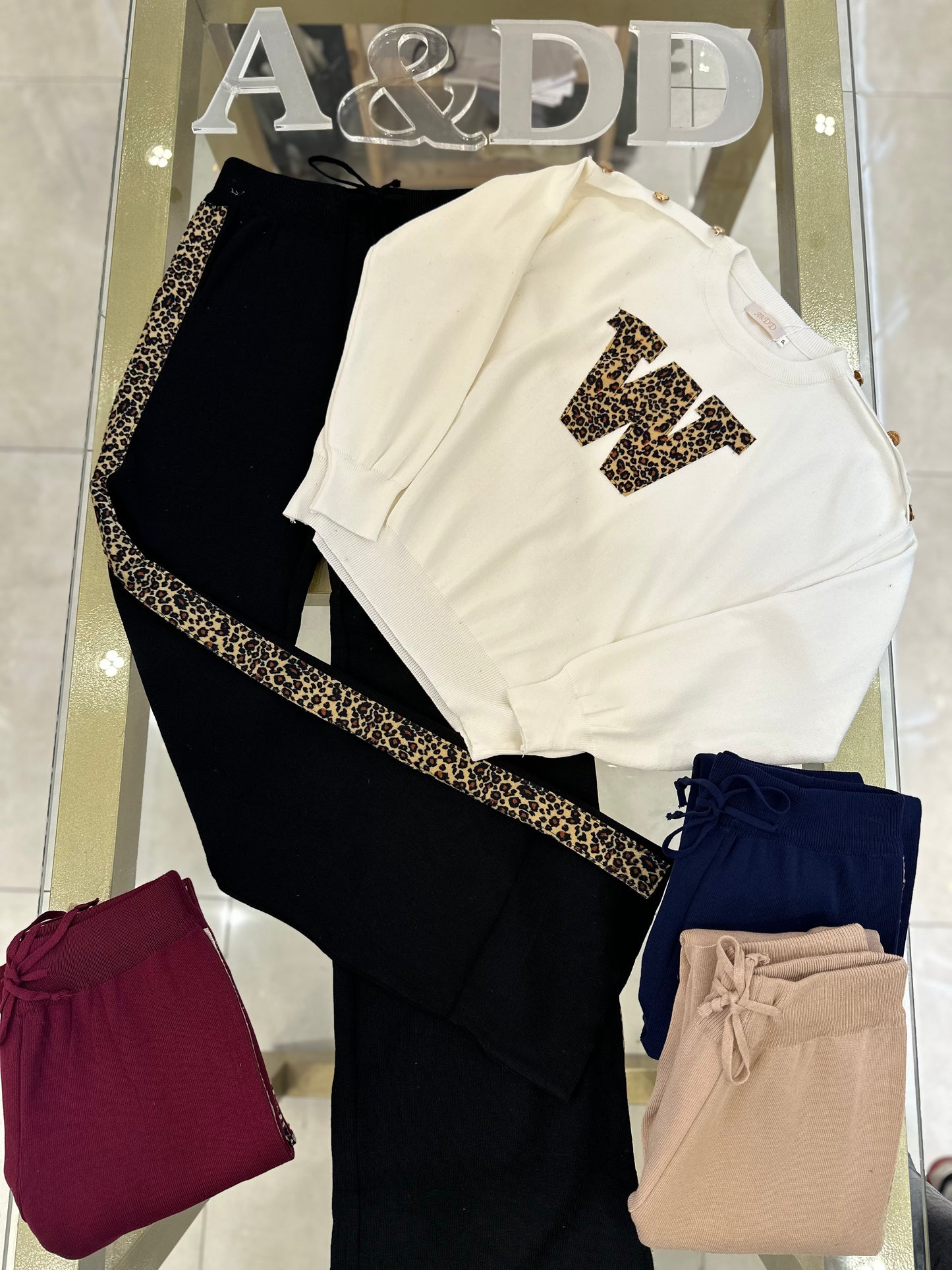 Conjunto Modal Premium e Detalhe Animal Print - Ref:k0178