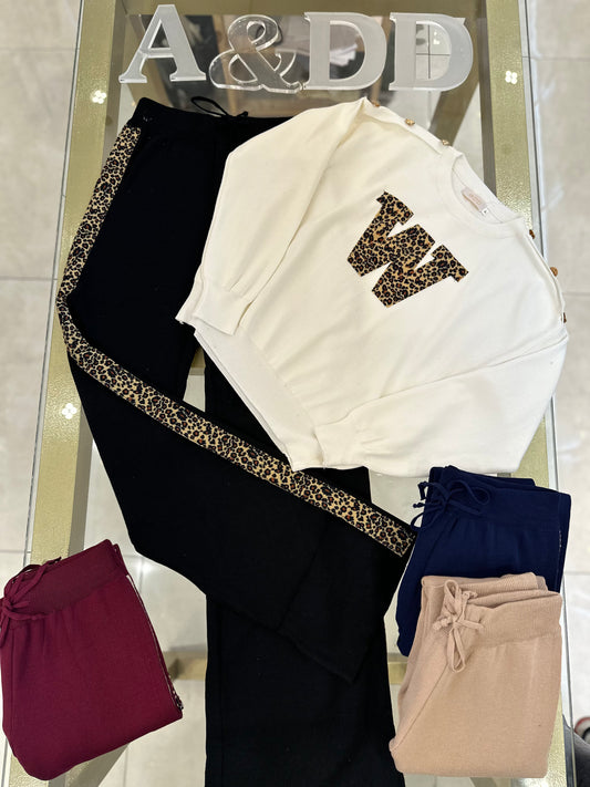 Conjunto Modal Premium e Detalhe Animal Print - Ref:k0178