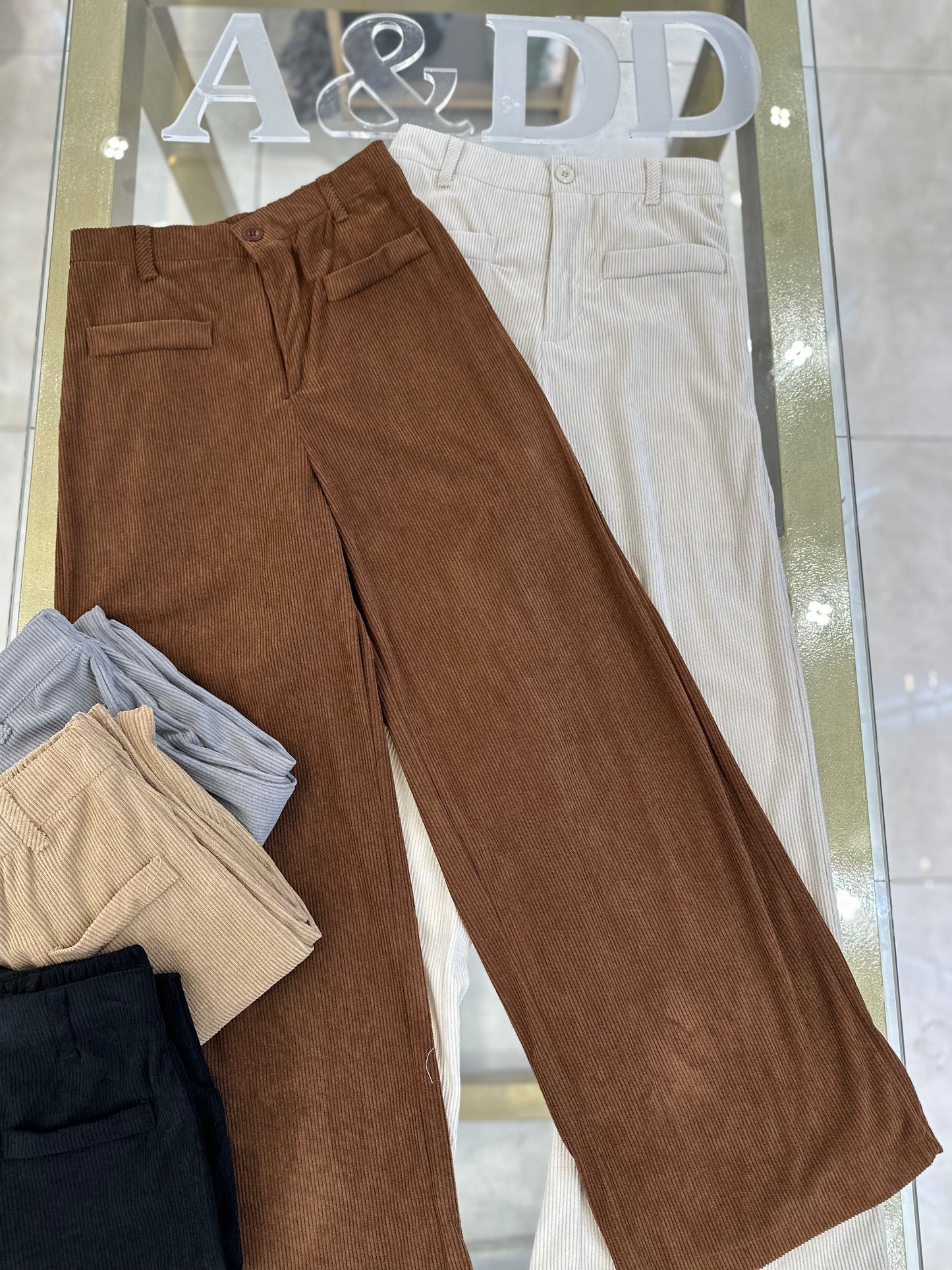 Pantalona Cotelê Soft - Ref:AS2018