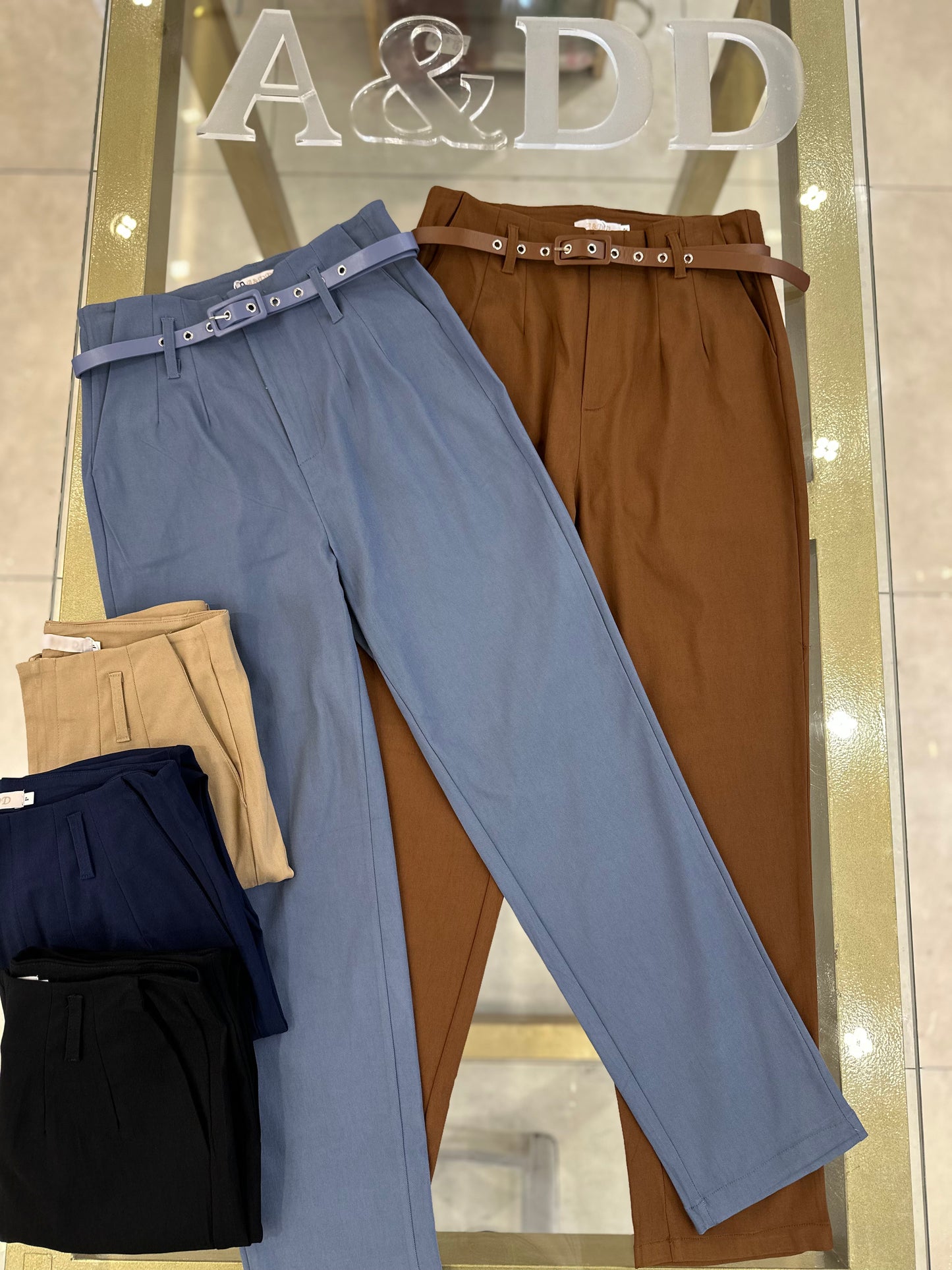 Calça Alfaiataria Feminina com Cinto - Ref:xx189