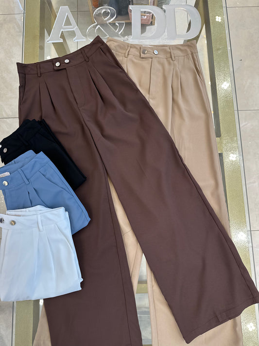 Calça Alfaiataria Wide Elegance - Ref:xx119