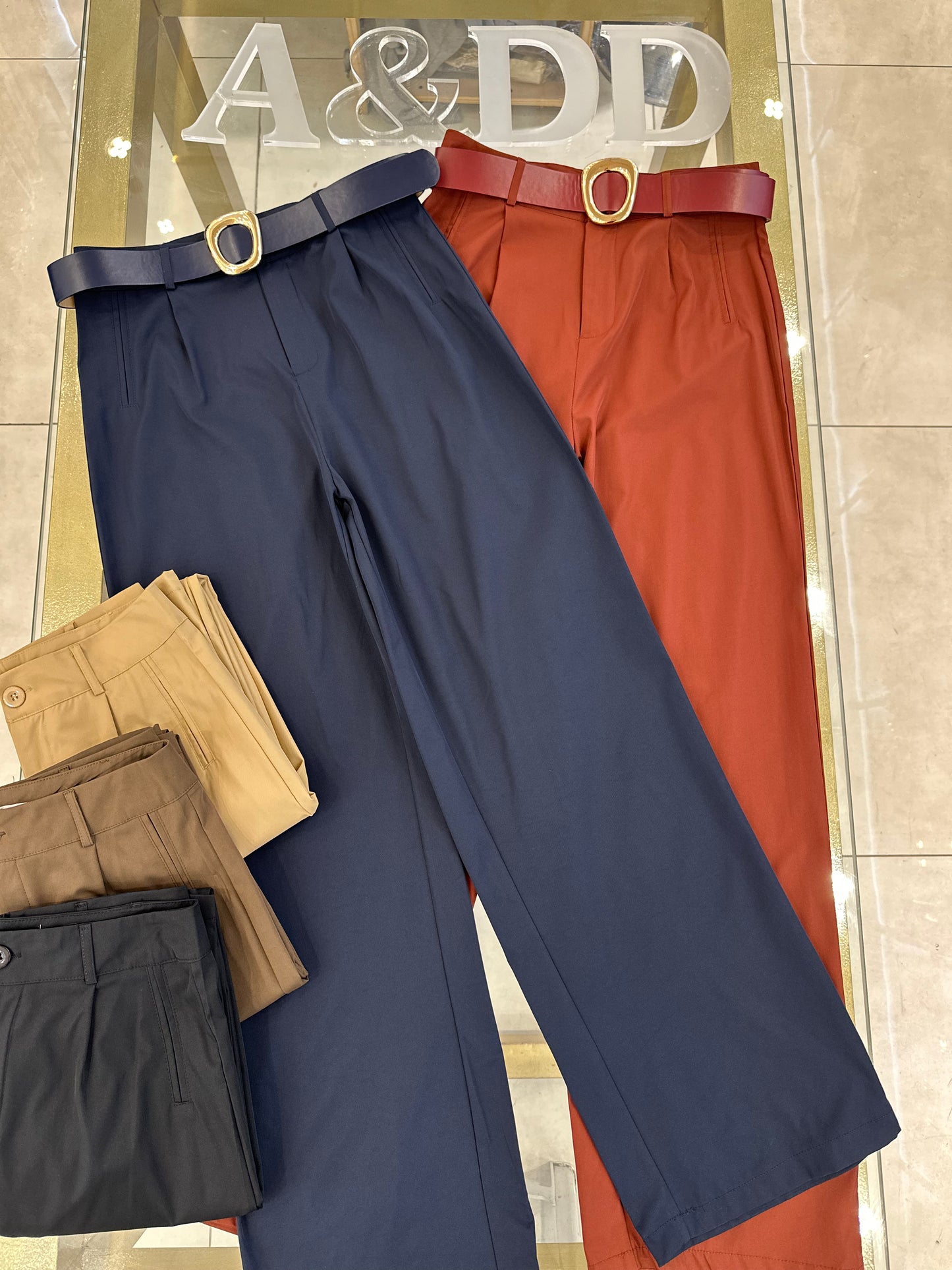 Calça Pantalona Alfaiataria Cinto - Ref:AS2139