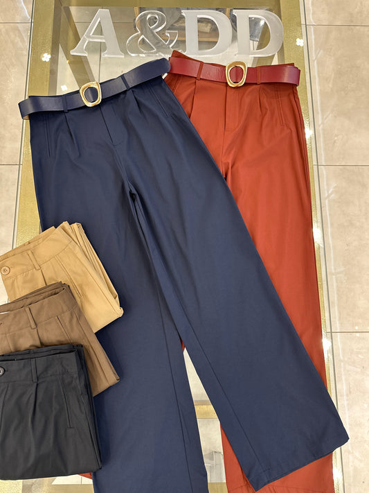 Calça Pantalona Alfaiataria Cinto - Ref:AS2139