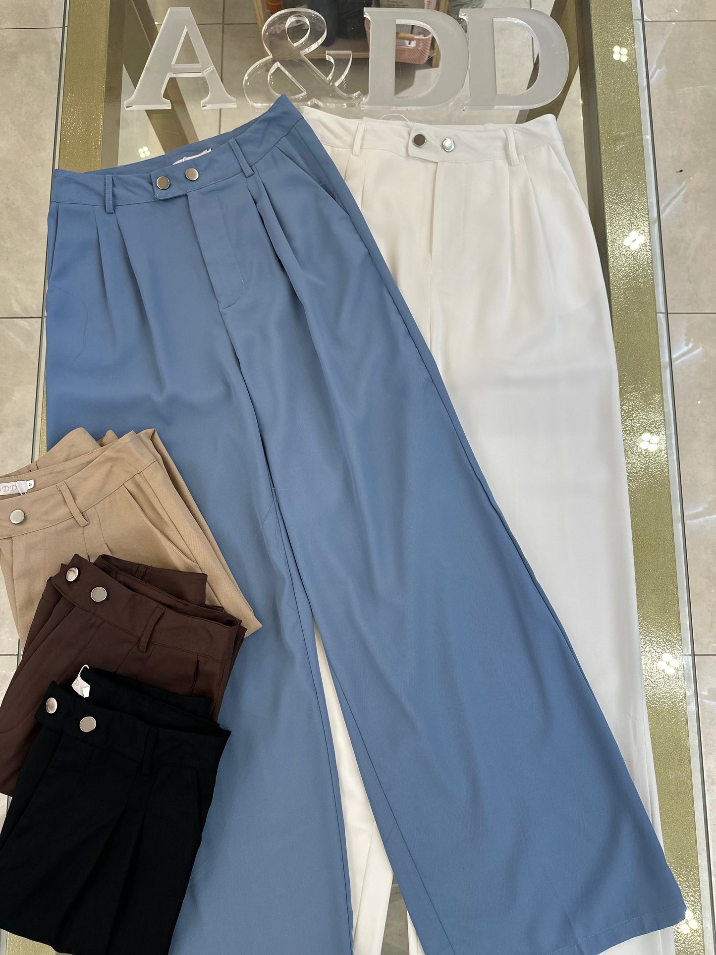 Calça Alfaiataria Wide Elegance - Ref:xx119