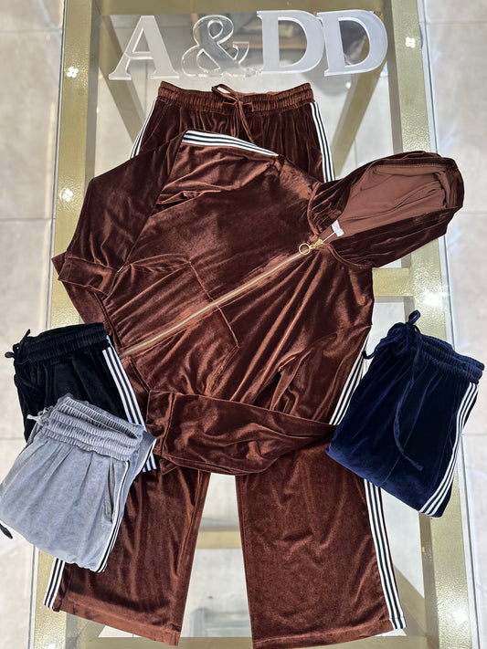 Conjunto Veludo Capuz - Ref:AS2147