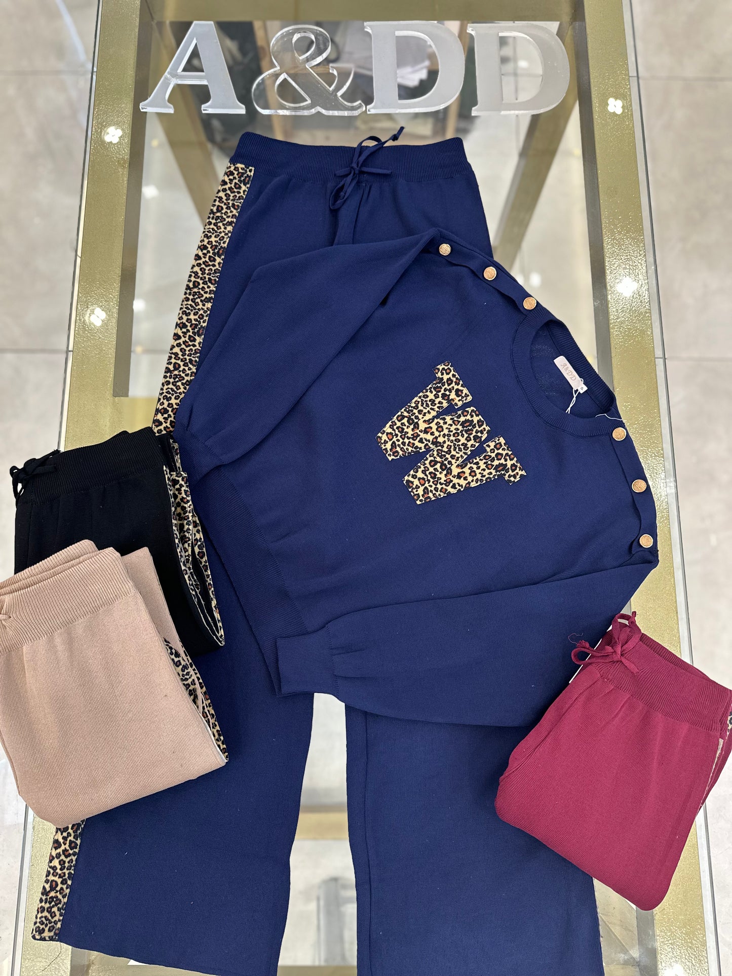 Conjunto Modal Premium e Detalhe Animal Print - Ref:k0178