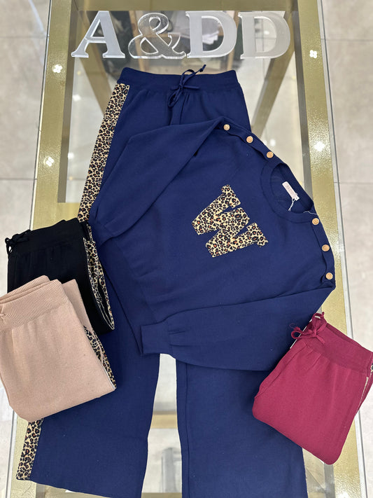 Conjunto Modal Premium e Detalhe Animal Print - Ref:k0178