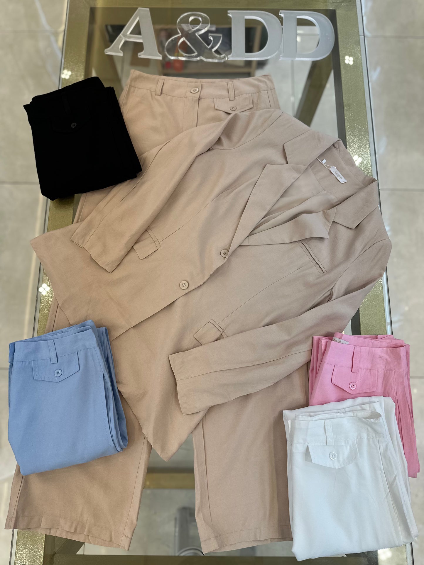 Conjunto Marrant Premium Soft – Blusa e Calça Pantalona - Ref:AS2042
