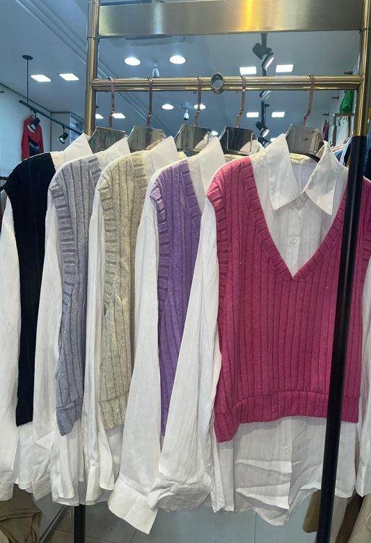 BLUSA SOCIAL - A&DD: YY0090
