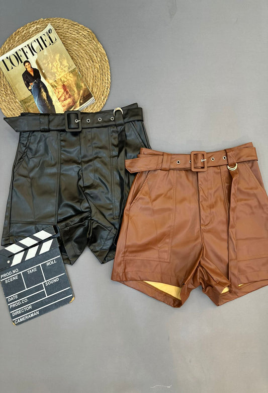 SHORT DE COURO - A&DD: AS-1481