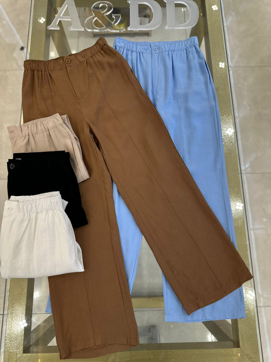 Calça Pantalona com Elástico- REF: AS1671